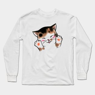 Healthy hands cat Long Sleeve T-Shirt
